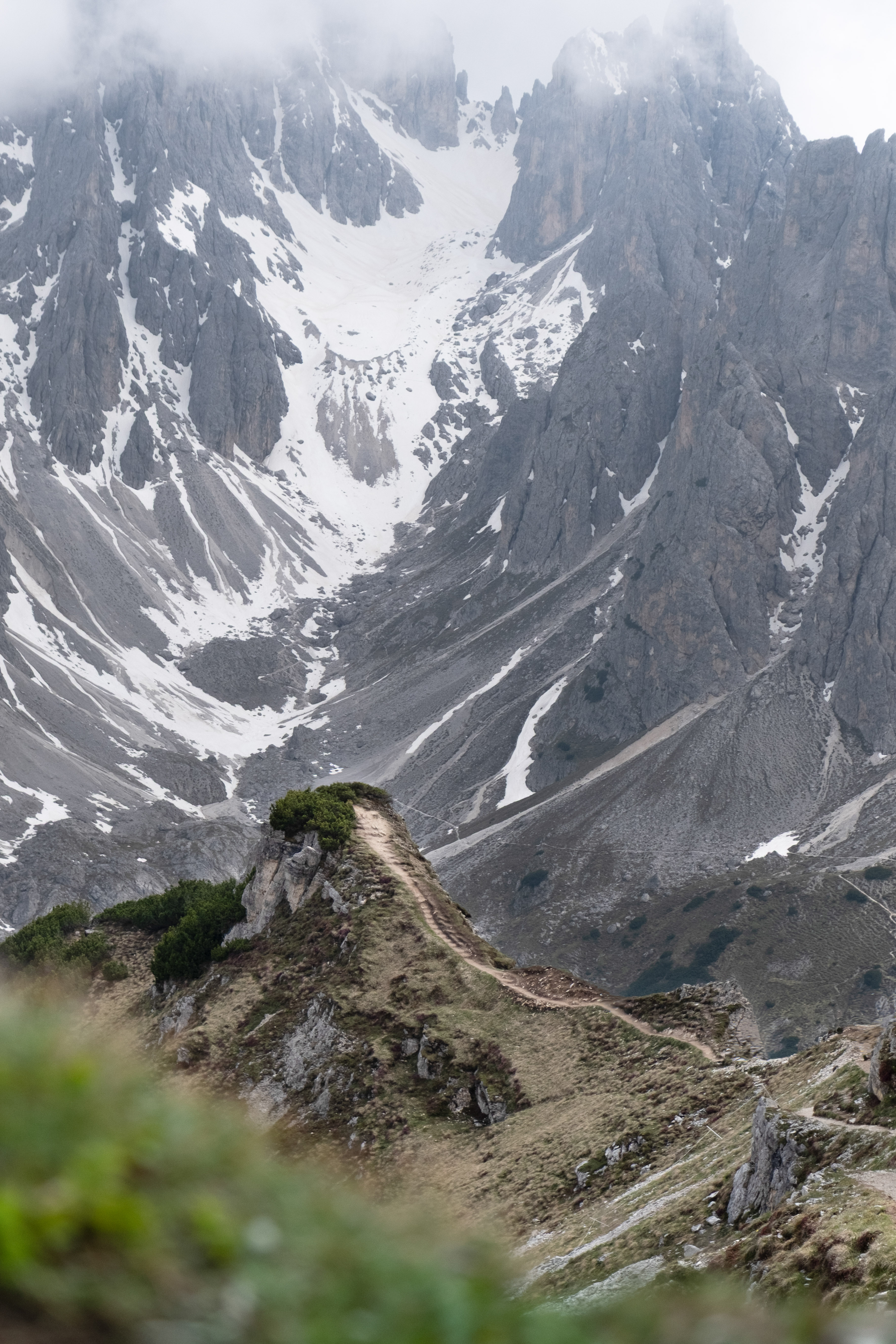 View of the famous Cadini di Misurina spot.